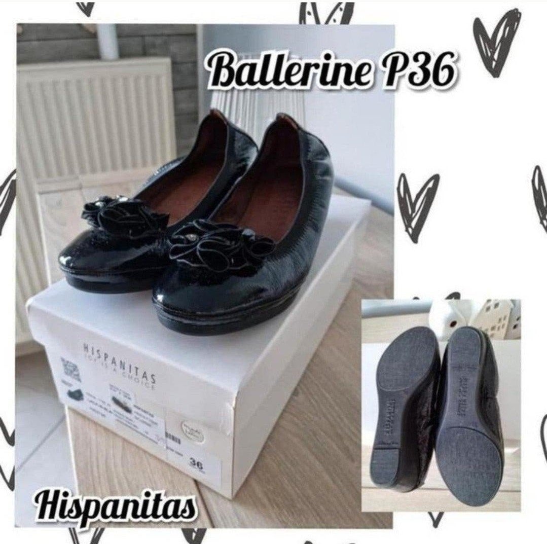 chaussures pour femme-vernis noir-Hispanitas-P.36, Kleding | Dames, Zwart, Hispanitas, Gedragen, Ballerina's