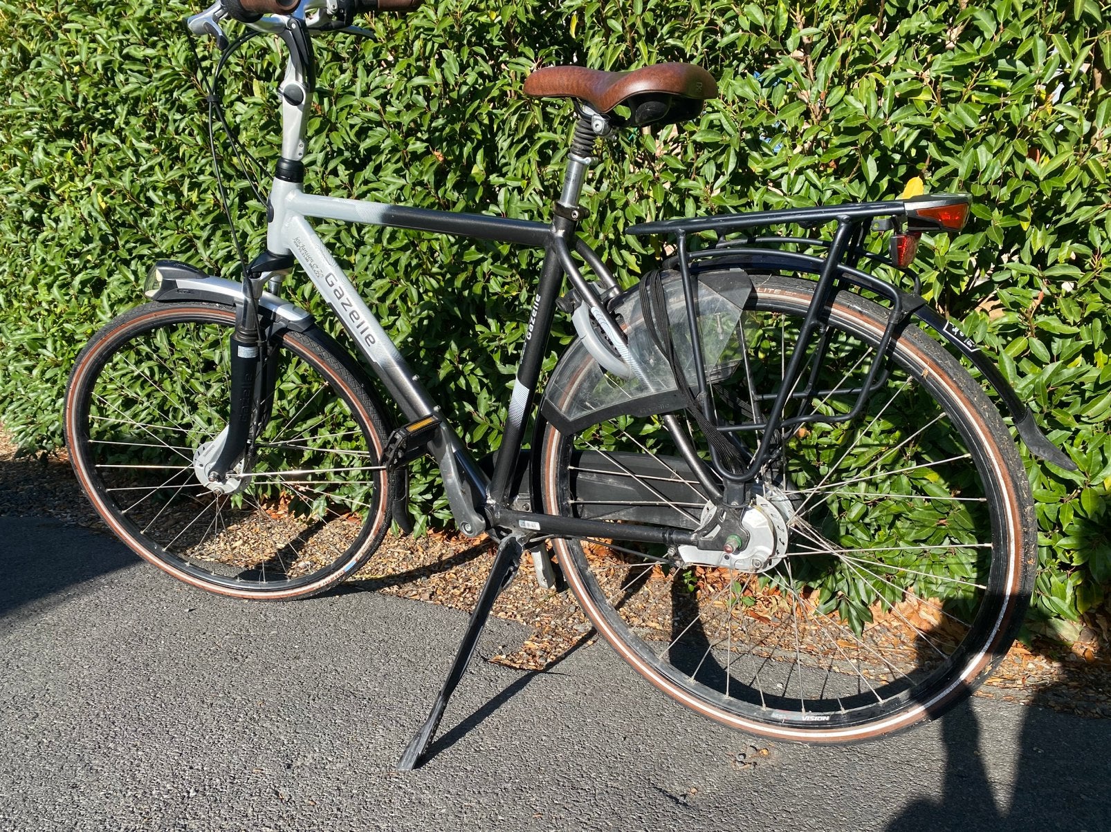 Stadsfiets Gazelle, Fietsen en Brommers, Ophalen, Minder dan 10 versnellingen, Gebruikt, Vering