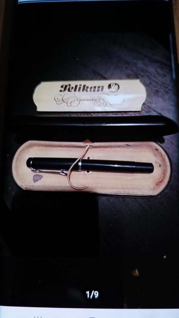 Pelikan AG 3000 HANOVER MOOI ANTIQUE VULPEN, Verzamelen, Overige merken, Verzenden, Vulpen, Met reclame