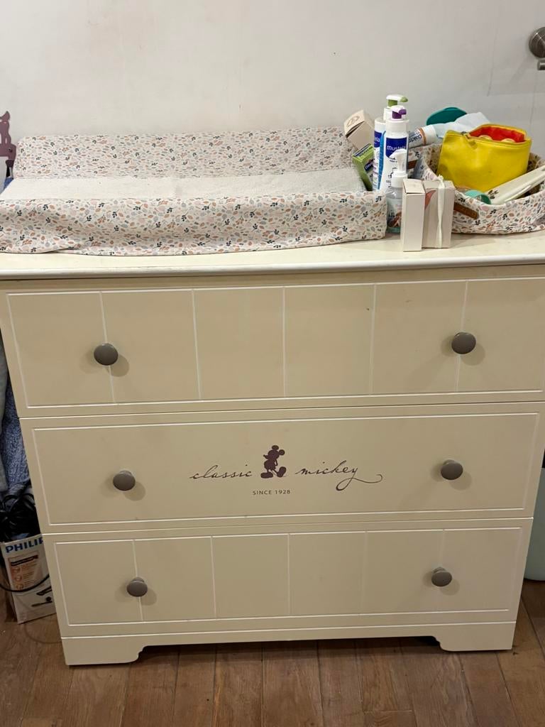 Commode/luiertafel Mickey Mouse, Ophalen, Gebruikt, Commode, Voetruimte