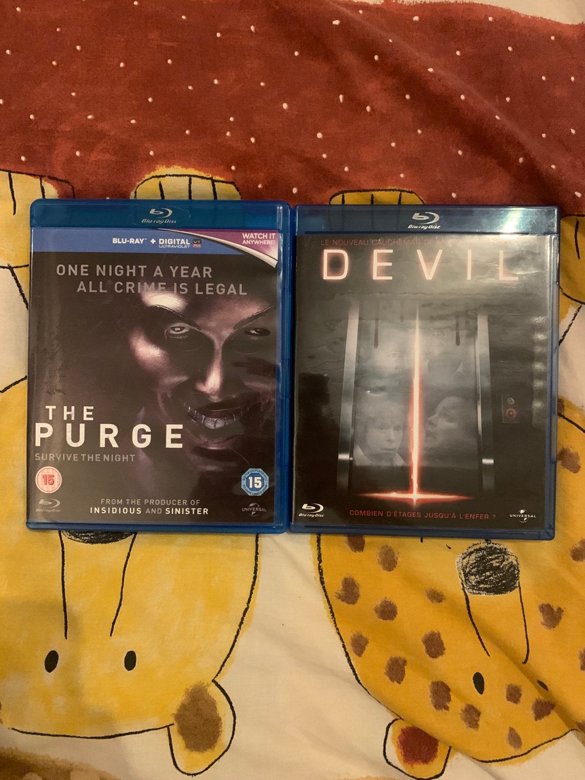2 flim horreur, Cd's en Dvd's, Ophalen, Zo goed als nieuw, Horror