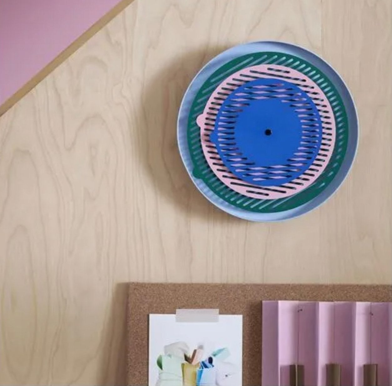 Ikea Tesammans X Raw Color wandklok NIEUW, Huis en Inrichting, Woonaccessoires | Klokken, Ophalen, IKEA, Analoog, Werkt op batterijen
