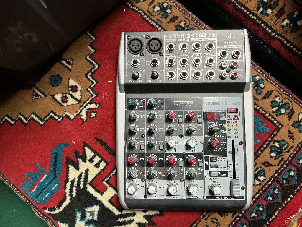 Complete Audio Set - Behringer Xenyx QX1002USB Mixer, Ophalen