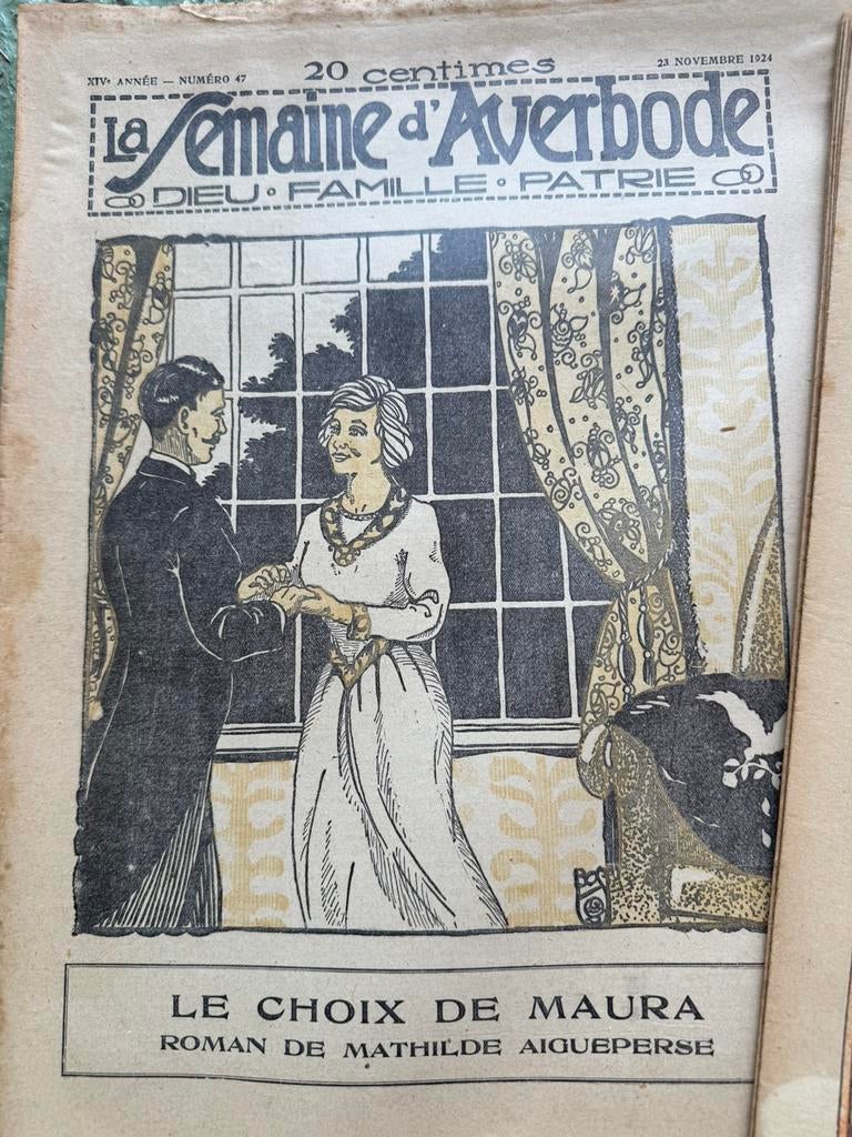 La semaine d Averbode annee 1924 51 numéros, Antiquités & Art, Enlèvement ou Envoi