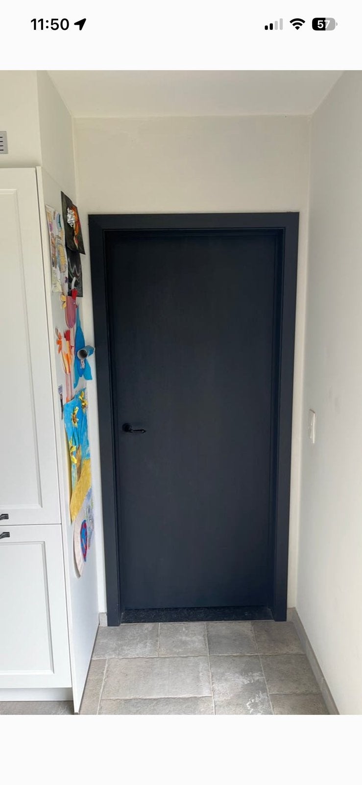 Binnendeur 203 x 84, Ophalen, Zo goed als nieuw, Binnendeur
