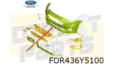 Ford Puma (1/20-) voorbumper (ST-Line) (te spuiten) Originee, Neuf, -, Ford, -