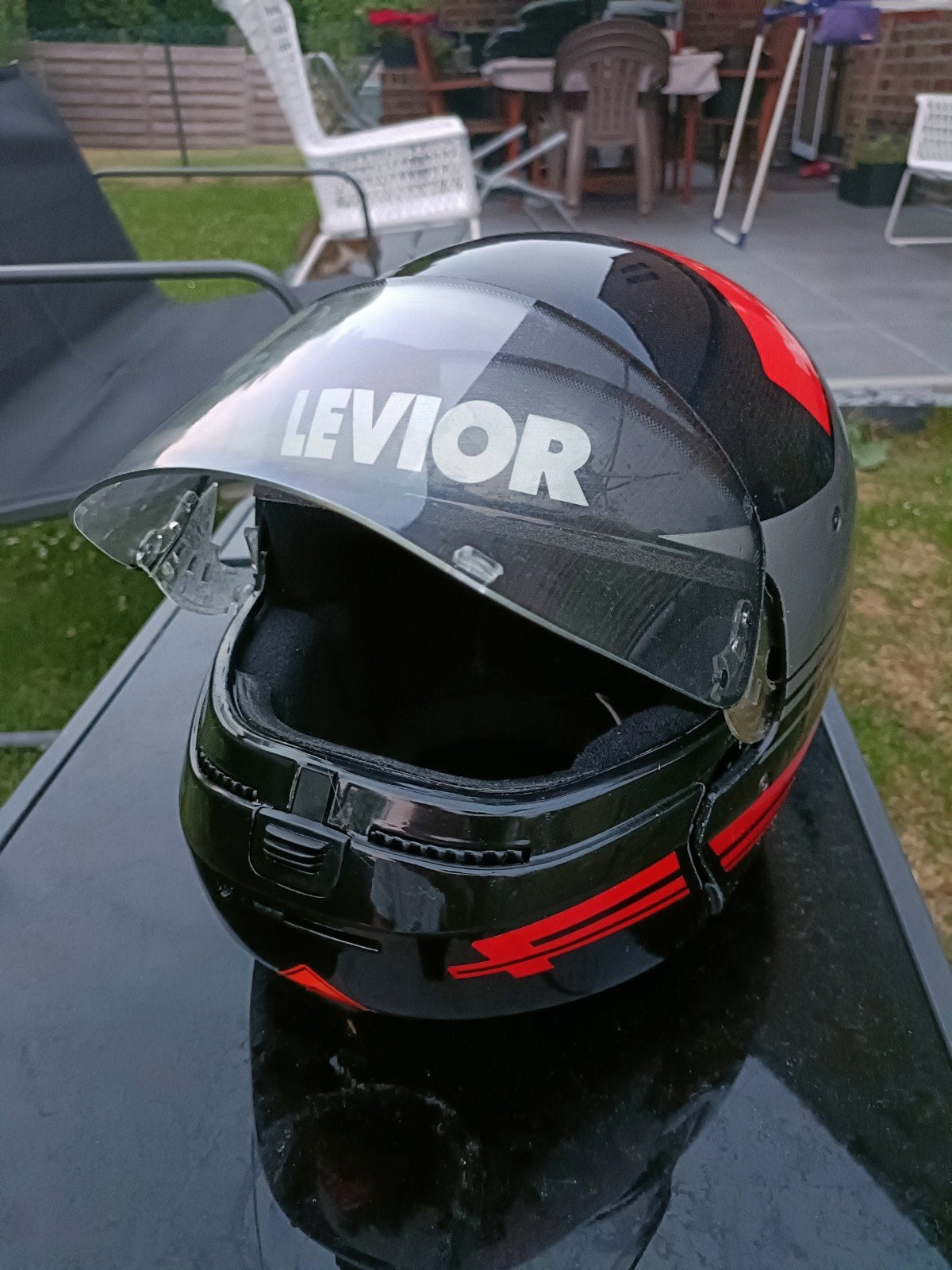 Levior - Casque intégral Vintage, Enlèvement, Neuf, Medium, Levior