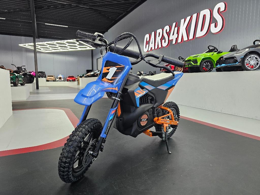X-Bike kinder Crossmotor 24 volt - leren zit - tot 22km, Kinderen en Baby's, Speelgoed |Speelgoedvoertuigen, Ophalen of Verzenden