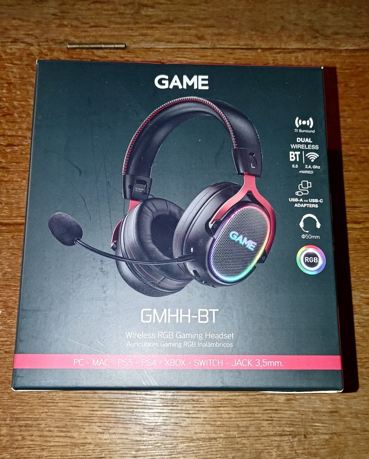Casque game bluetooth/2.4ghz, Casque gamer, Comme neuf, Sans fil