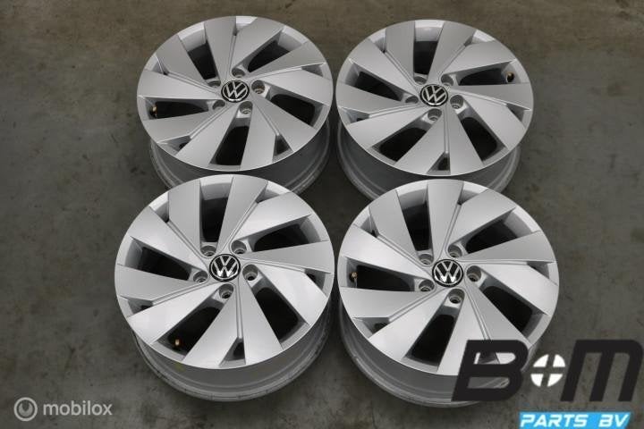 ORIGINEEL! 17 inch Belmont velgen VW Golf / Caddy 5H0601025B, Auto-onderdelen, Gebruikt, Velg(en), 17 inch, Personenwagen