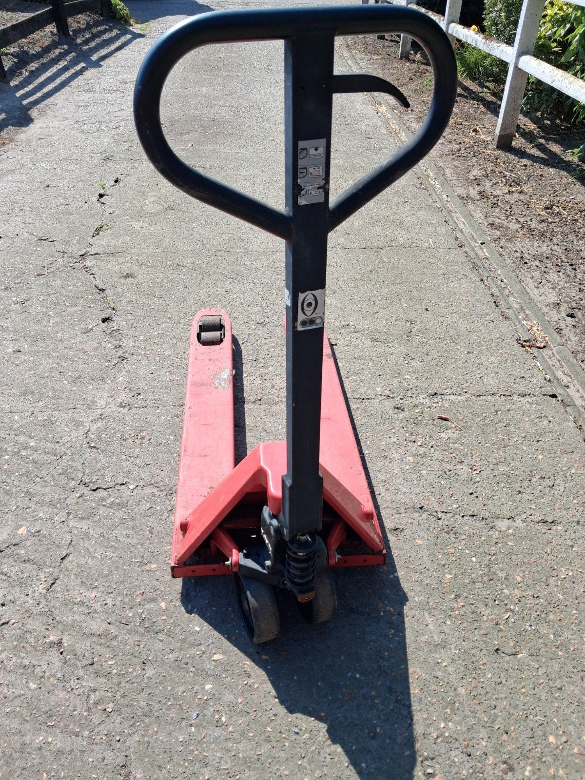 Standaart transpallet 2,3 ton hefvermogen in goede staat!, Enlèvement, Comme neuf