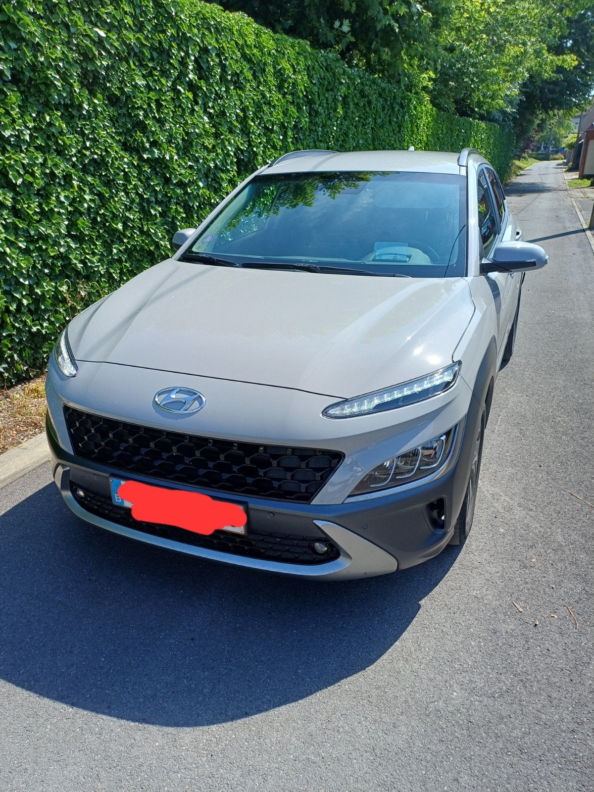 hyundai Kona HEV 1600cc automatic , 141pk, kleur, Cuir, Argent ou Gris, Phares entièrement LED, Euro 6