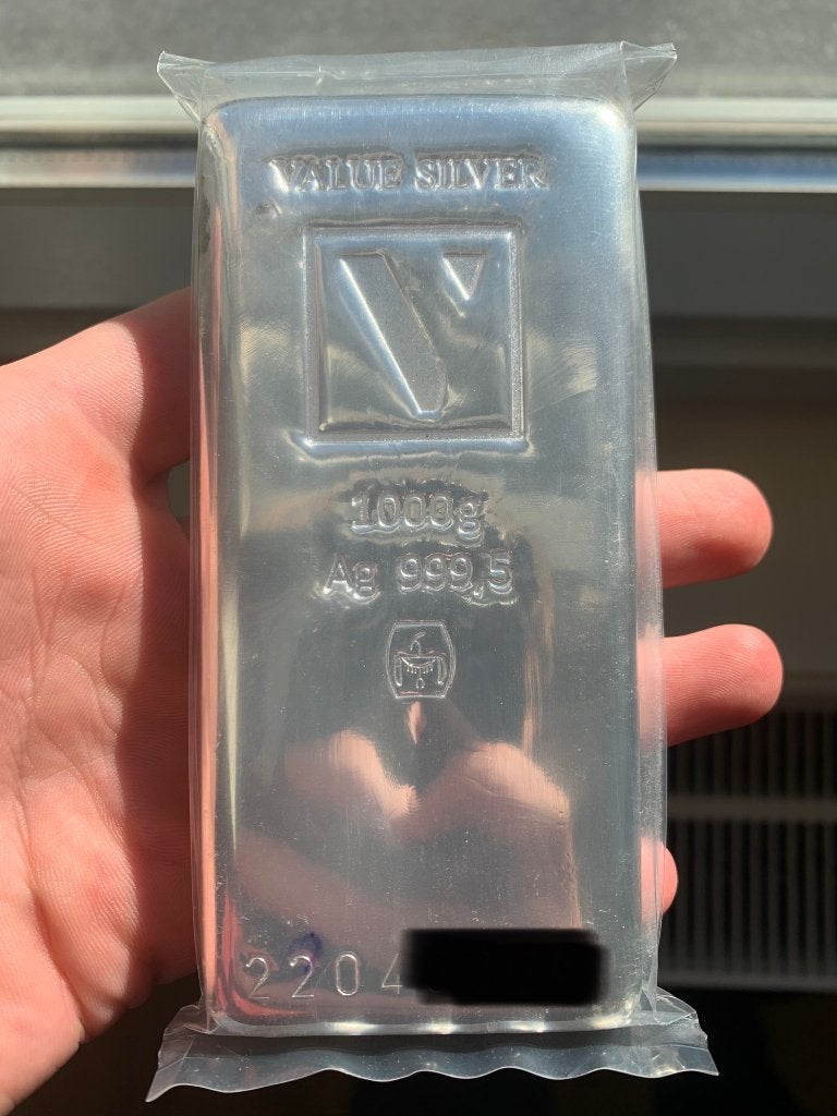 Lingot d'argent Value Silver de 1 kg, Enlèvement ou Envoi, Argent