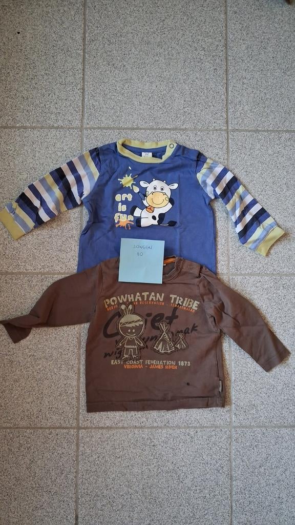 Longsleeve maat 80, Kinderen en Baby's, Babykleding | Maat 80, Ophalen of Verzenden, Zo goed als nieuw, Jongetje, Geen merk