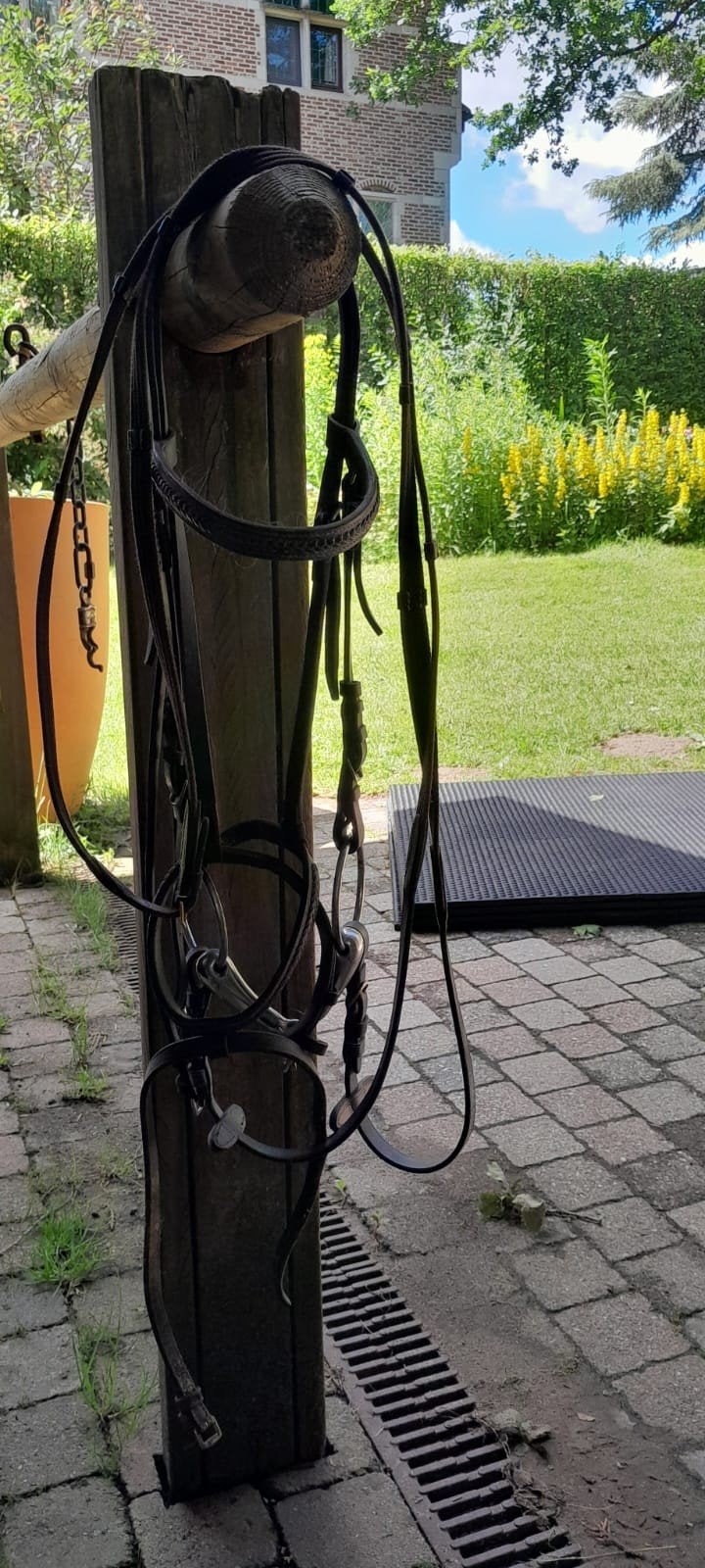 hoofdstel met bit  .Maat Kop. voor haflinger gebruikt.n, Ophalen, Gebruikt, Inclusief bit, Recreatie