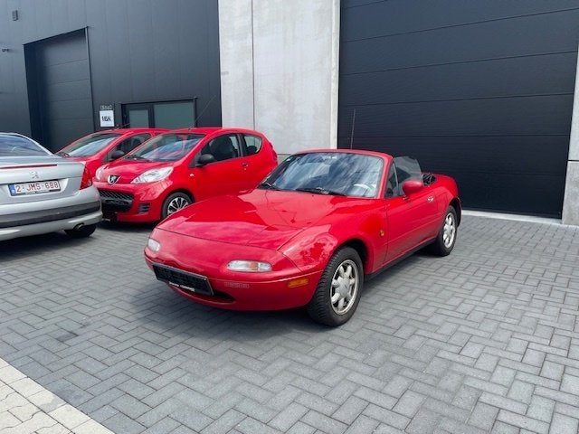 Mazda MX5 1.6I NA Cabriolet, 1 Eigenaar, Blanco gekeurd vvk, Zwart, Cabriolet, Bedrijf, Handgeschakeld