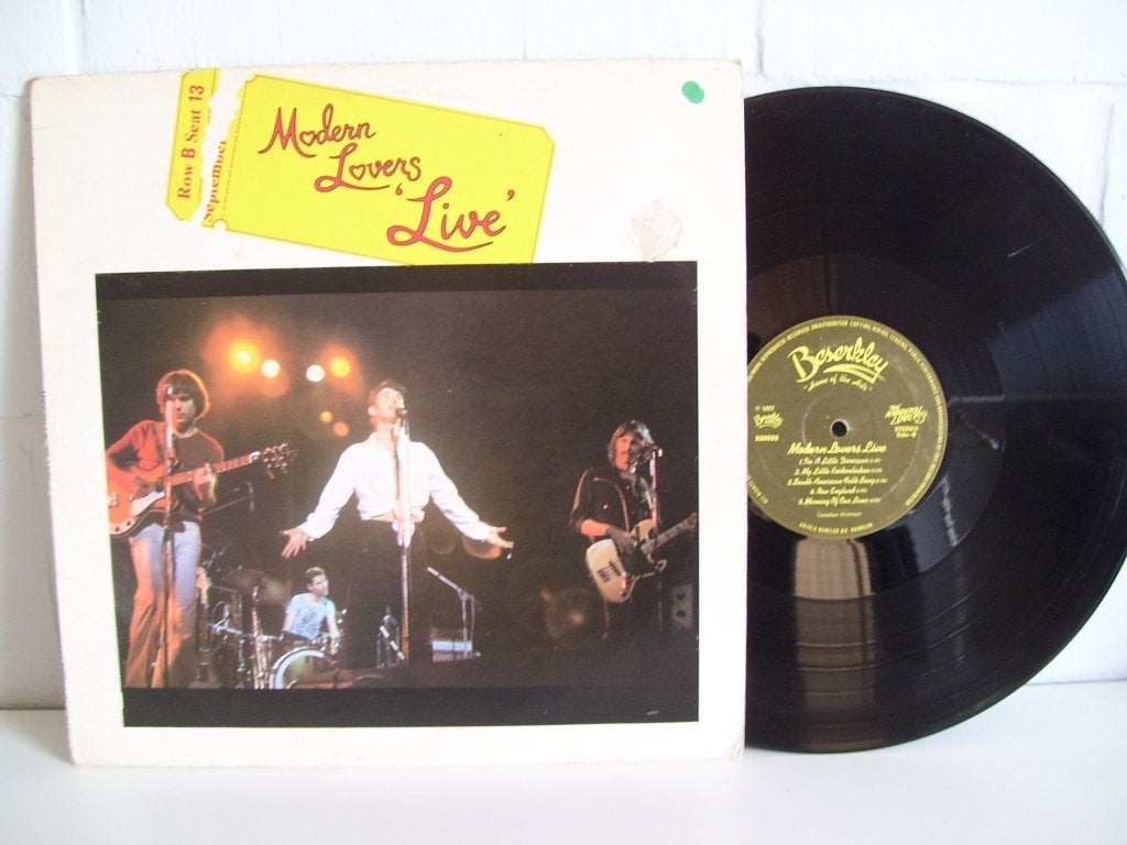 MODERN LOVERS  live, Pressage original, Enlèvement ou Envoi, New wave, Utilisé