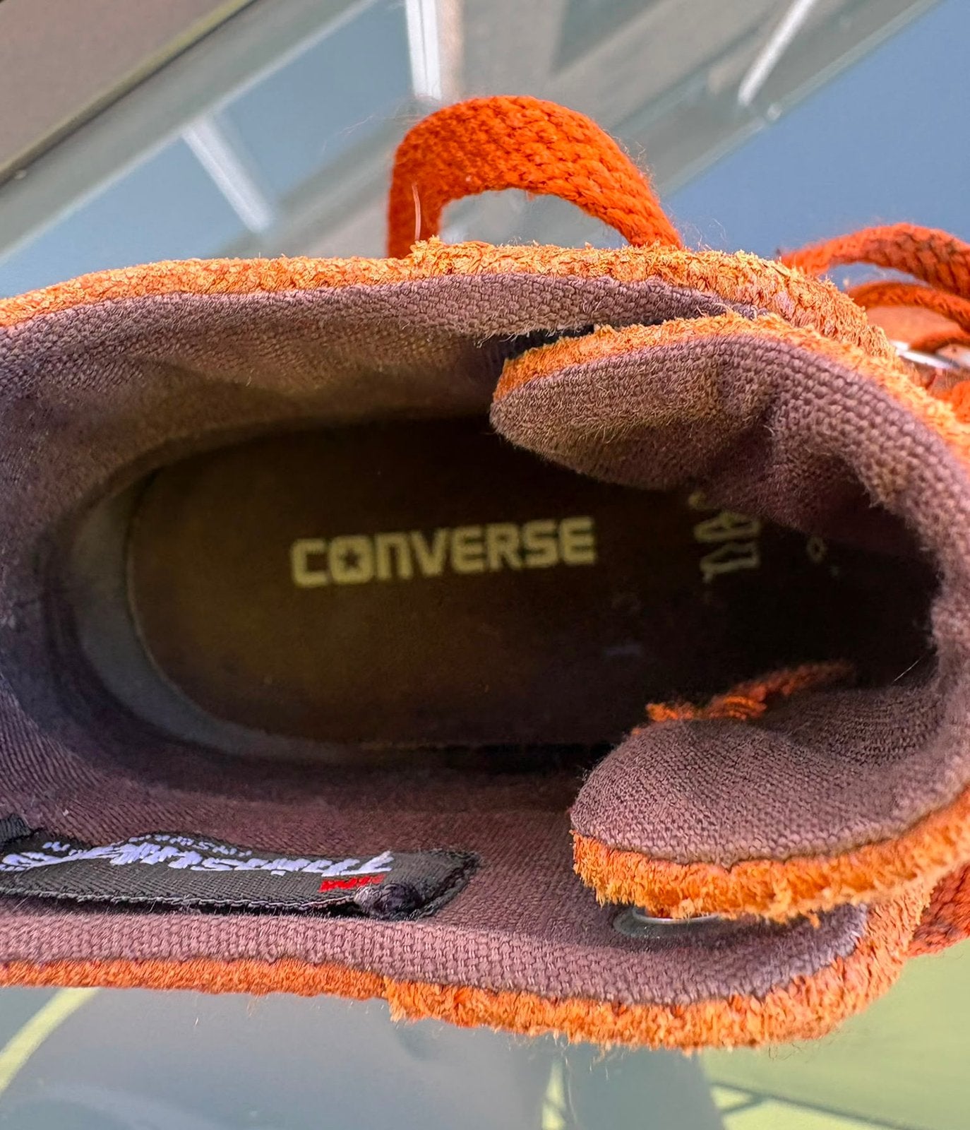 Converse All Star hoog gevoerd Thinsulate bruin maat 39, Bruin, Ophalen of Verzenden, Sneakers, Gedragen