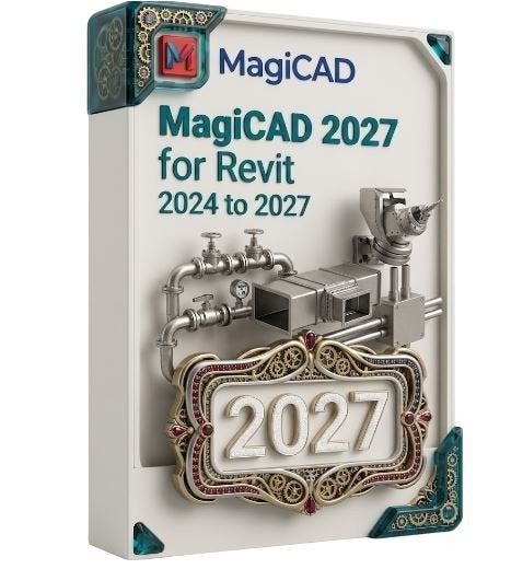 MagiCAD 2027 voor Revit 2024–2027 | MEP-ontwerp- en BIM, Computers en Software, Ophalen, Nieuw, Windows