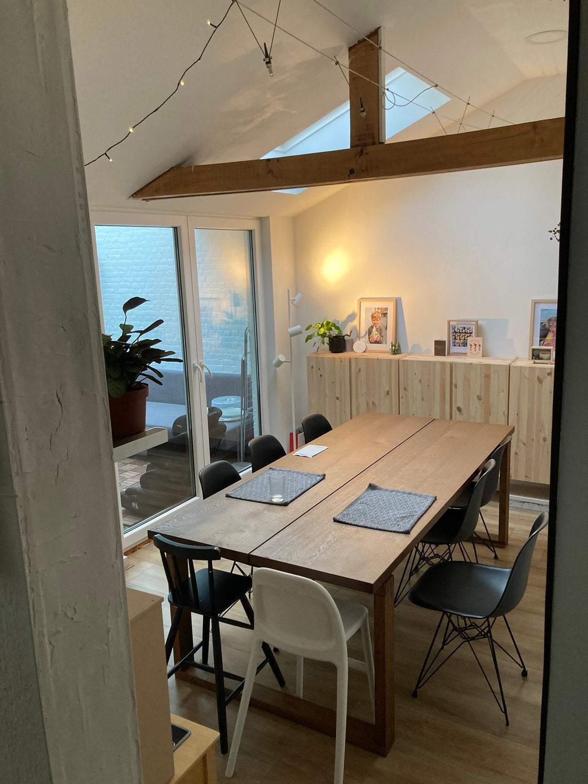 Ikea eettafel Morbylanga, Ophalen, Gebruikt, 200 cm of meer, 50 tot 100 cm