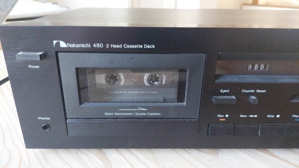 Nakamichi 480 Cassette Deck – Professioneel geserviced, TV, Hi-fi & Vidéo, Decks cassettes, Envoi, Simple, Autres marques