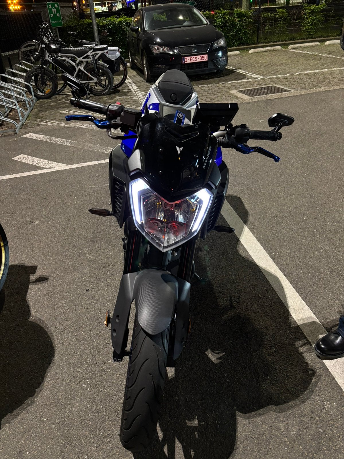 Yamaha mt125cc, Ophalen, Gebruikt