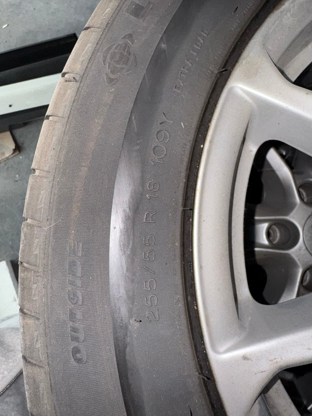 Jantes Porsche 18 pouces avec pneus Michelin, Enlèvement, Porsche