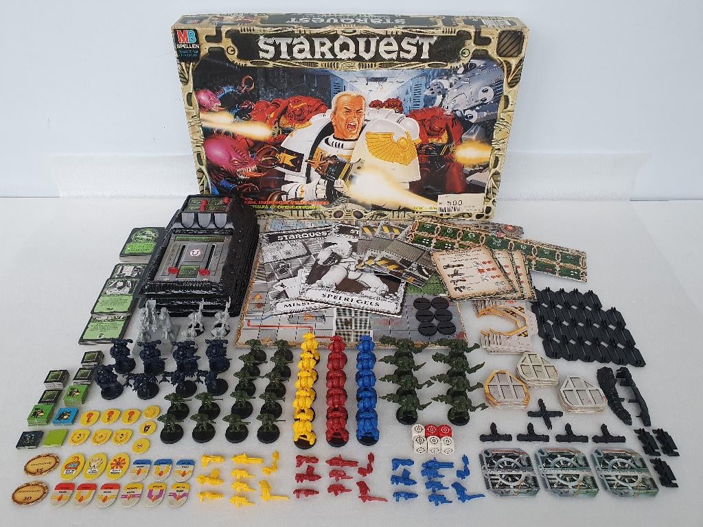 Bordspel Starquest (MB, 1990), Hobby en Vrije tijd, Gezelschapsspellen | Bordspellen, Gebruikt, Ophalen of Verzenden
