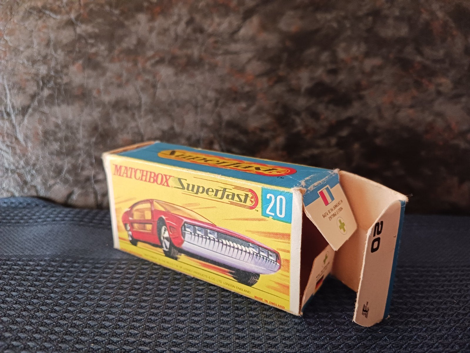 Matchbox  LEEG DOOSJE   Lamborghini Marzal, Verzenden
