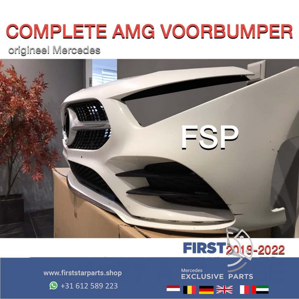 W177 A35 AMG LINE VOORBUMPER Mercedes A Klasse 2020 WIT ORIG, Gebruikt, -, Voor, Ophalen of Verzenden