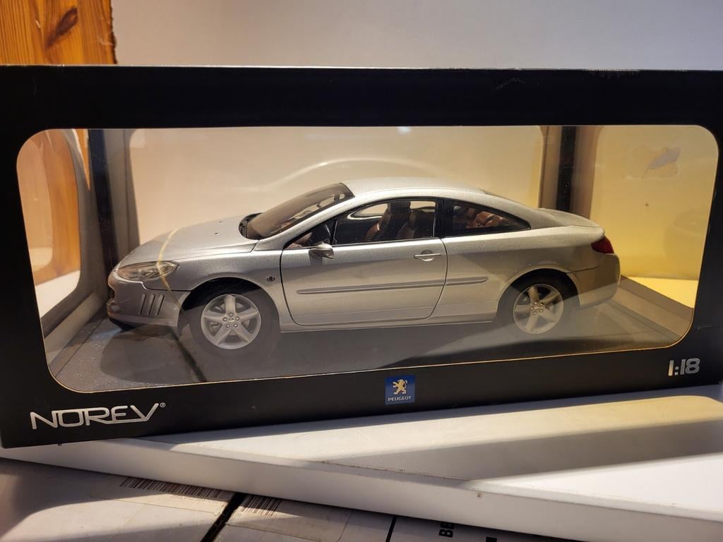 Peugeot 407 coupé  1/18, Enlèvement ou Envoi, Norev