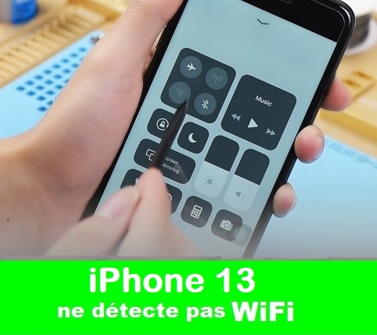 Réparation iPhone 13 ne détecte pas le Wifi | Wifi est grisé, Enlèvement, Apple