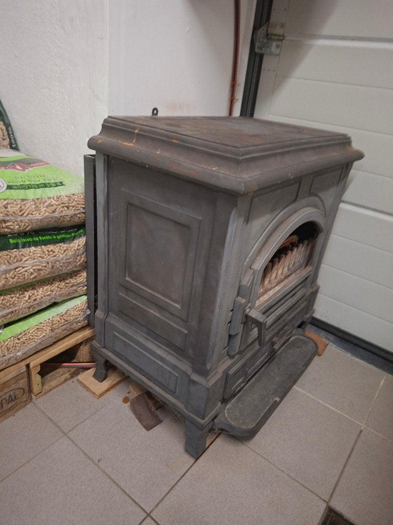 Poêle à bois, Enlèvement, Utilisé, Bois, Autoportant