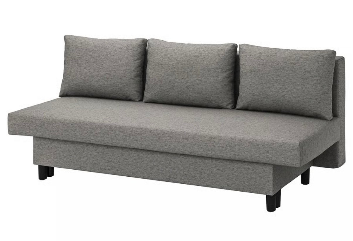 Canapé convertible gris clair, Maison & Meubles, Enlèvement, Comme neuf, Gris