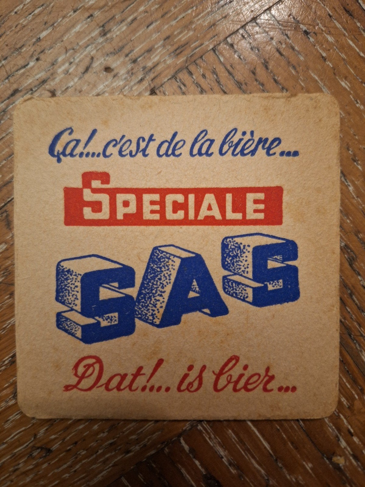 oud bierviltje speciale Sas brouwerij Boortmeerbeek, Enlèvement ou Envoi