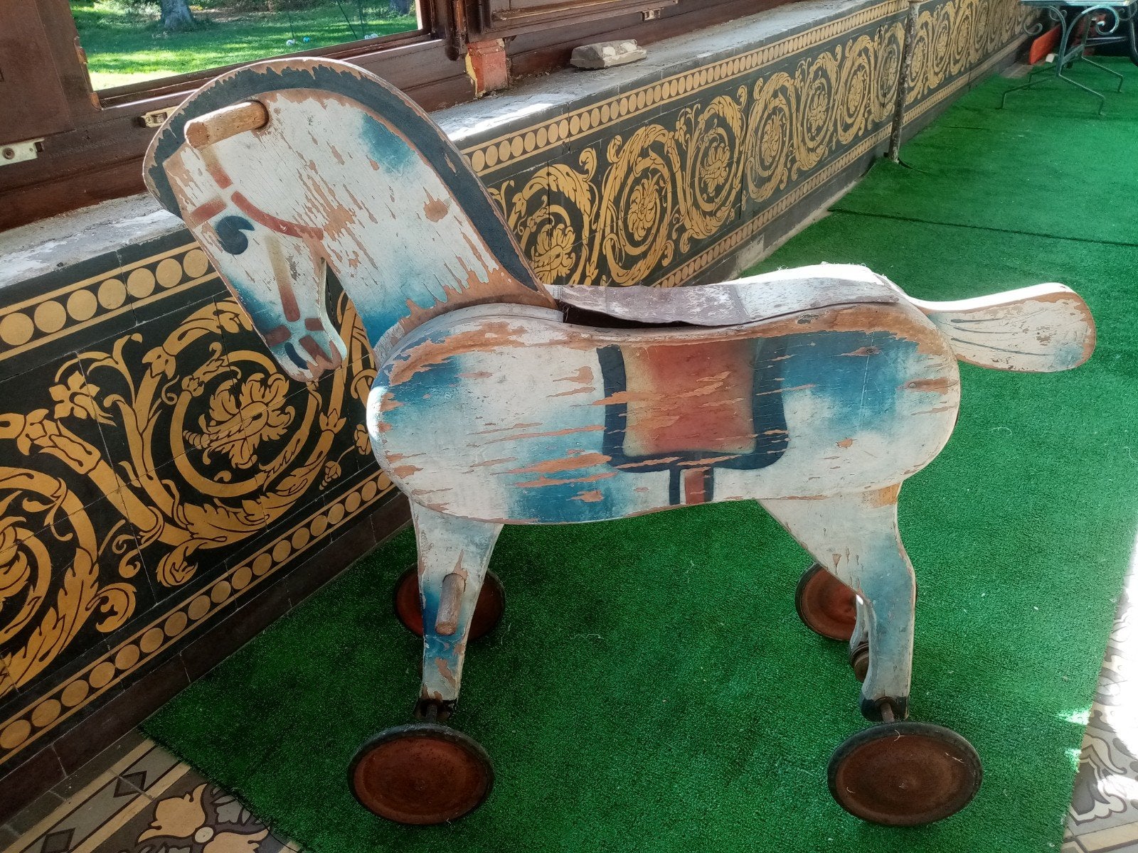 Cheval jouet ancien, Antiquités & Art, Enlèvement