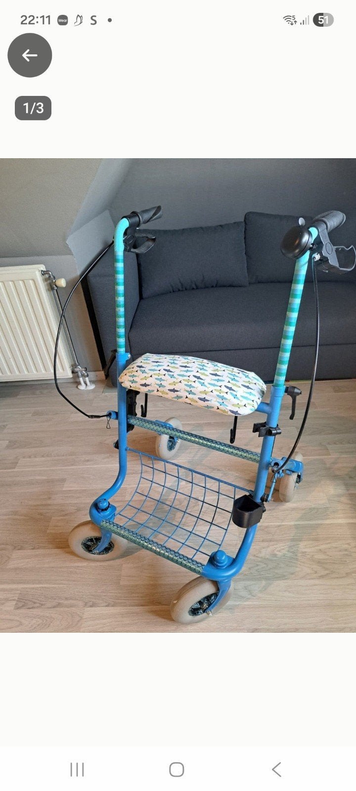 rollator, Diversen, Ophalen, Opvouwbaar