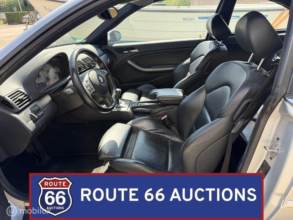 BMW M3 SMG | 2002 | Route 66 Auctions, Auto's, Gebruikt, Zwart, Bedrijf, Handgeschakeld