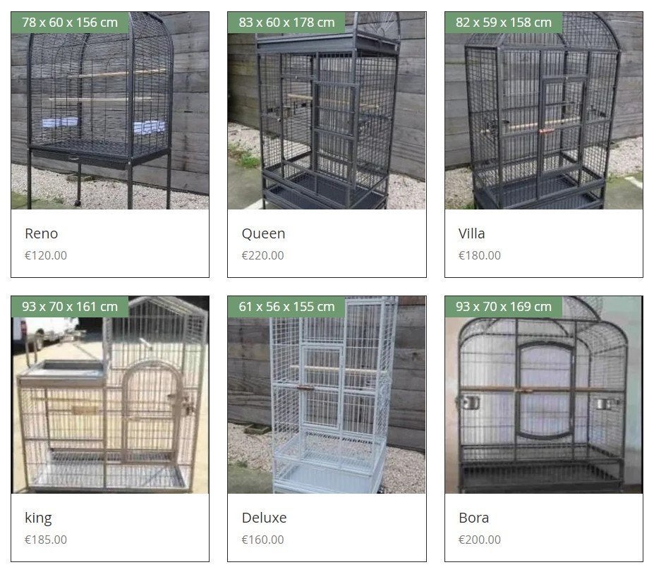 CAGE À PERROQUETS ACTION NEUVE, Animaux & Accessoires, Enlèvement
