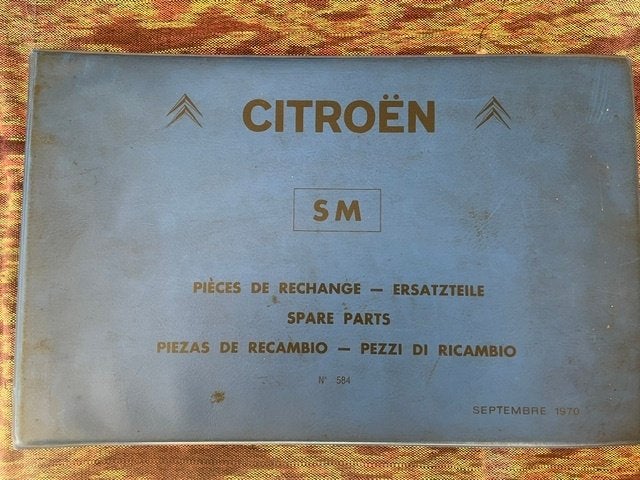Citroën SM, onderdelenboek + RTA Citroën 'S M ', Verzenden