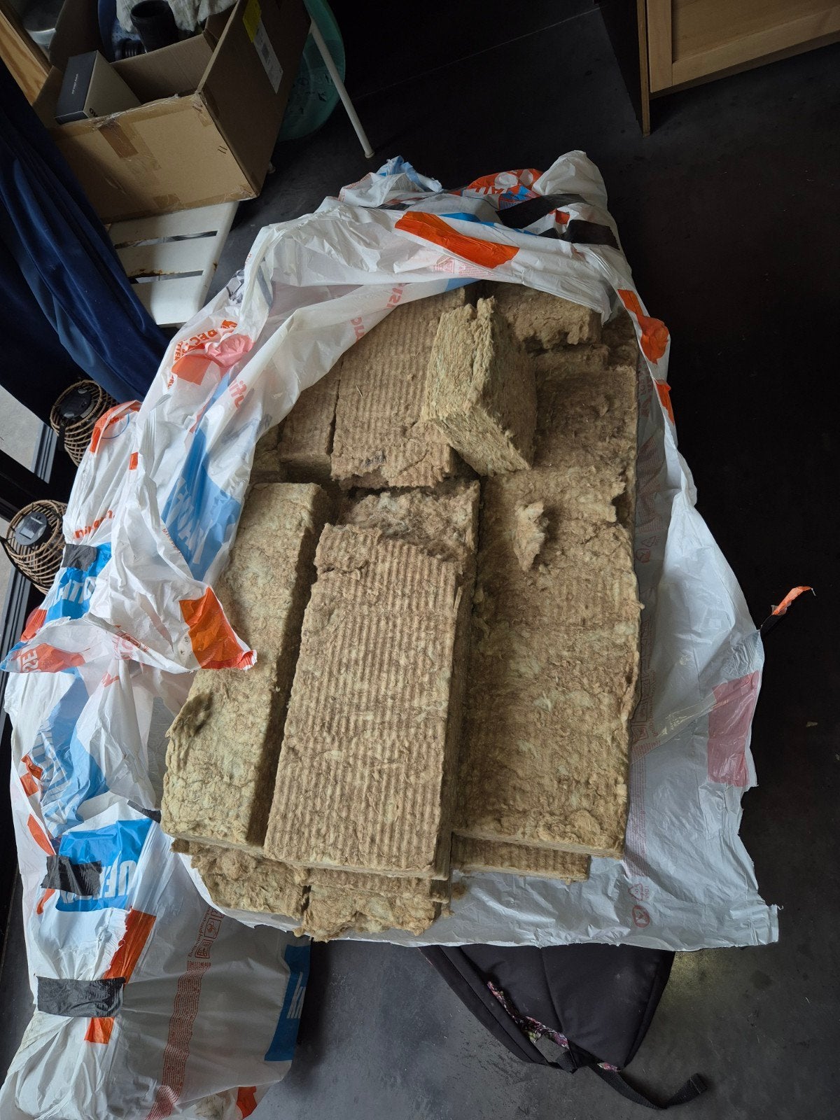 Gratis isolatie rotswol  Knauf Rock4all resten 90mm dik, Doe-het-zelf en Bouw, Ophalen