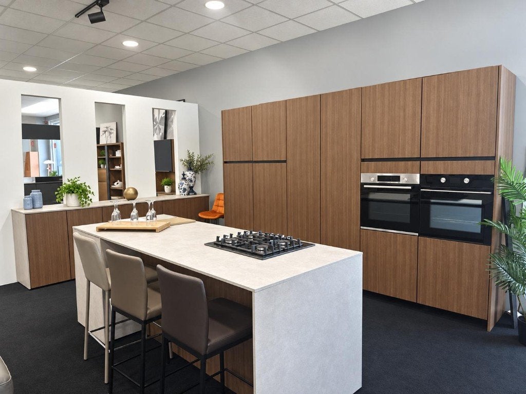 CUISINE SUR MESURE colonne avec ilot - Offre fermeture, Neuf, 200 cm ou plus, Enlèvement, 200 cm ou plus