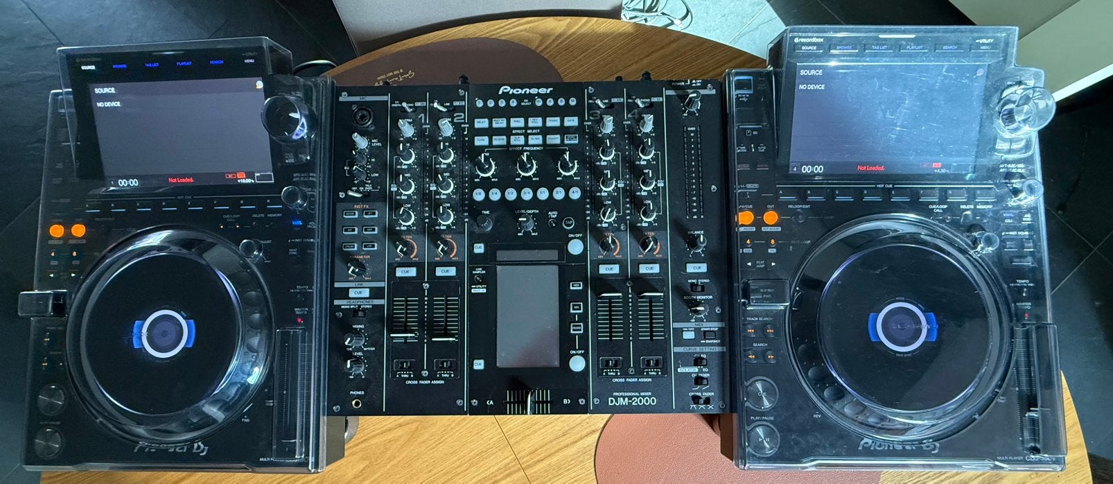 Dj set 2x CDJ-3000 + DJM-2000 Flightcases + Decksavers, Computers en Software, Videokaarten, Zo goed als nieuw, Ophalen