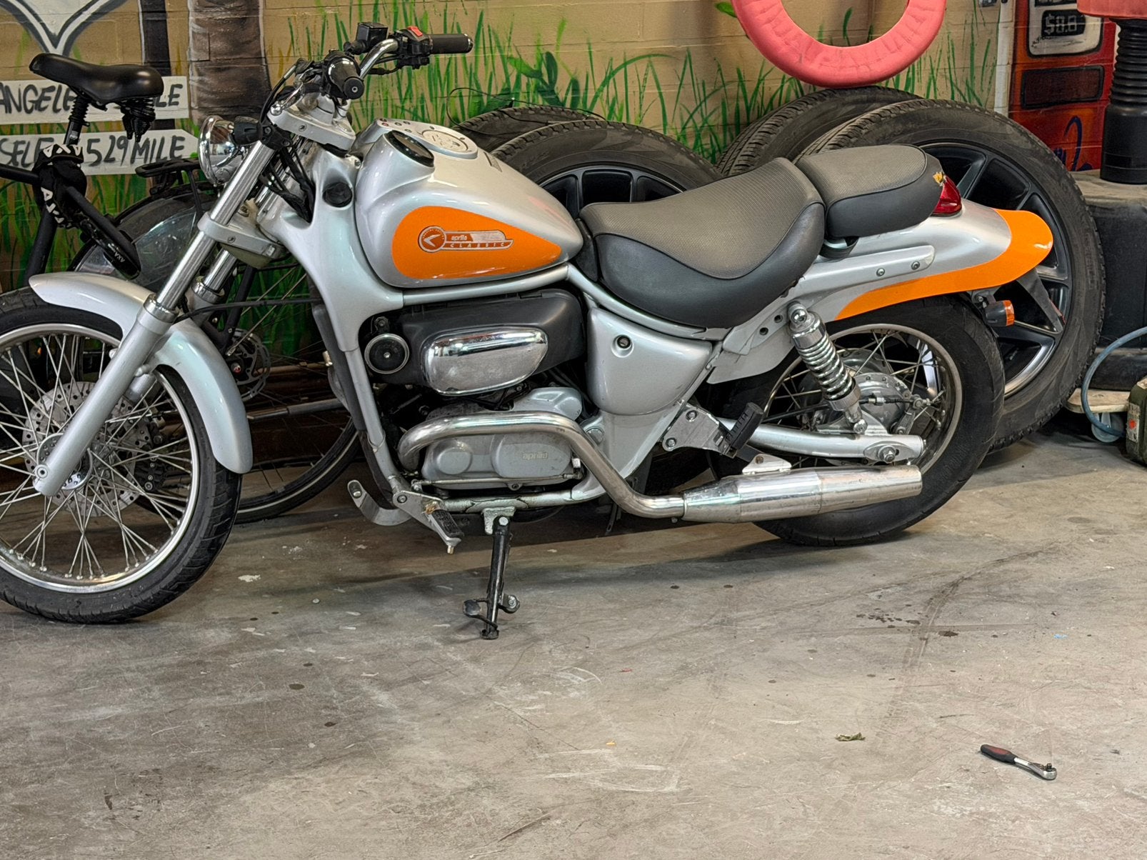 Stalvondst aprilia classic 125 cc 11kw op papier, Motoren, Particulier, 125 cc, Overig, 11 kW of minder