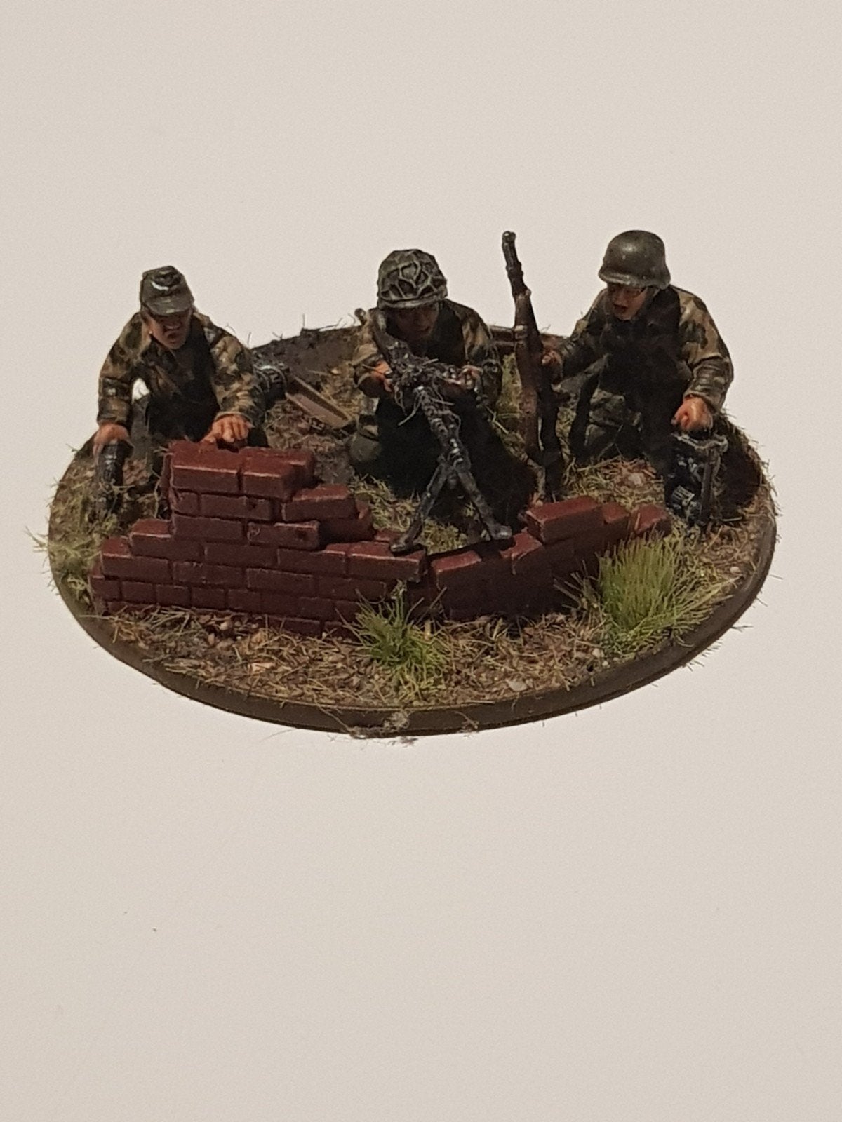 Warlord Games Bolt Action : équipe allemande de mitrailleuse, Peint, Enlèvement ou Envoi, Figurine(s), Comme neuf