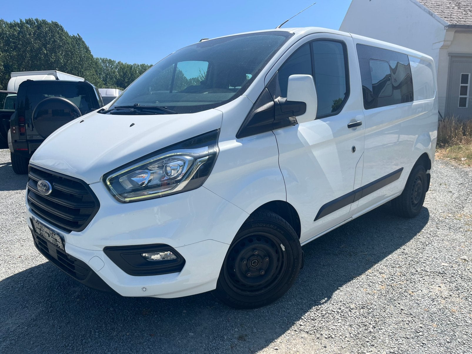 Ford Custom Transit 2023, Autos, Euro 6, Entreprise, Boîte manuelle, Noir