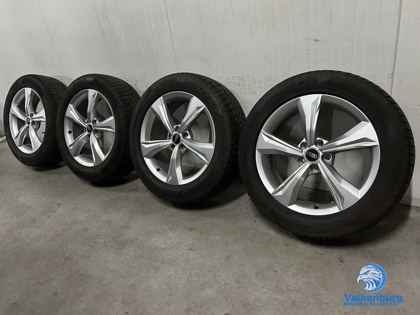 6-7mm! Originele Audi Q5 80A 19 inch rotor velgen 5x112 wint, Auto-onderdelen, Banden en Velgen, 19 inch, Gebruikt, -, -