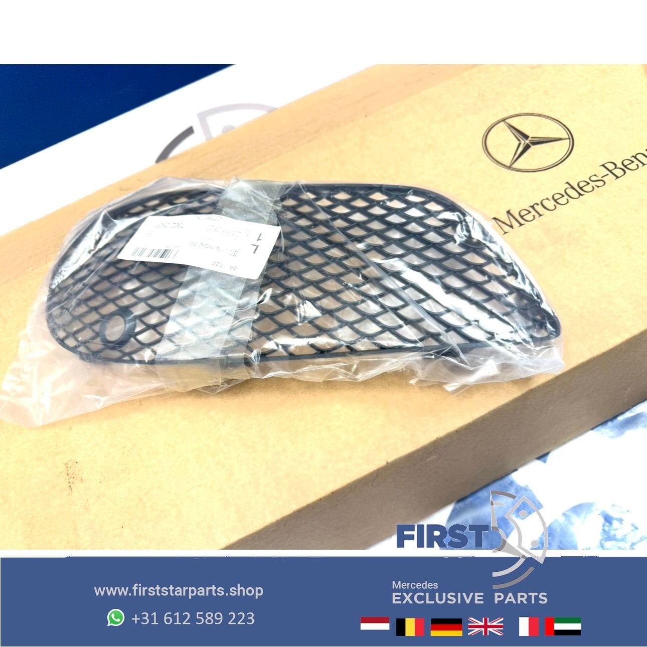 Mercedes C Klasse AMG LINE BUMPER ROOSTER C43 LINKS+RECHTS S, Gebruikt, -, Ophalen of Verzenden, -
