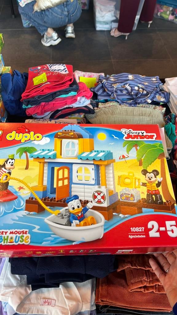 Duplo set Mickey Mouse, Enlèvement, Comme neuf, Ensemble complet, Duplo