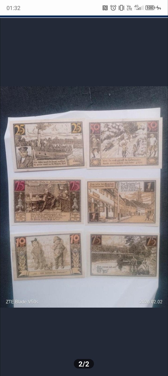 Notgeld Fürstenberg 1921.., Postzegels en Munten, Bankbiljetten | Europa | Eurobiljetten, Ophalen of Verzenden